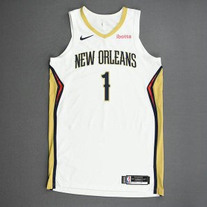 New Orleans Pelicans Williamson 1 White Association Edition player version